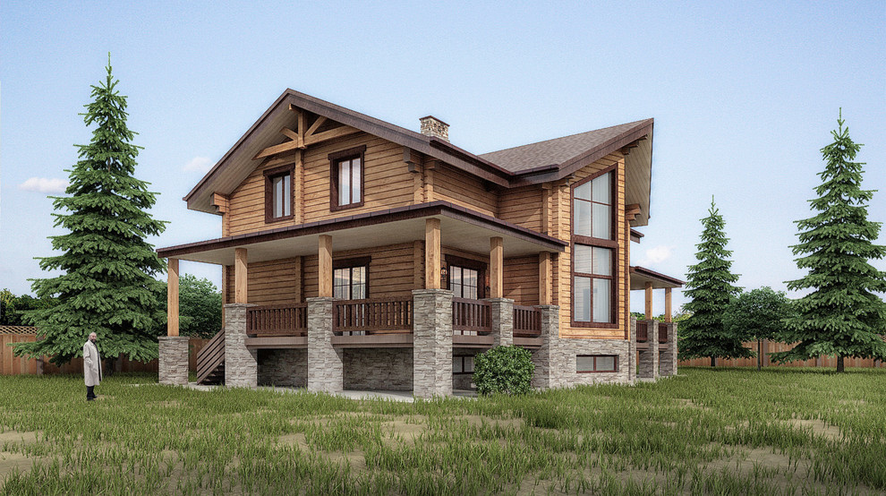 Индивидуальный жилой дом в деревне Каменка