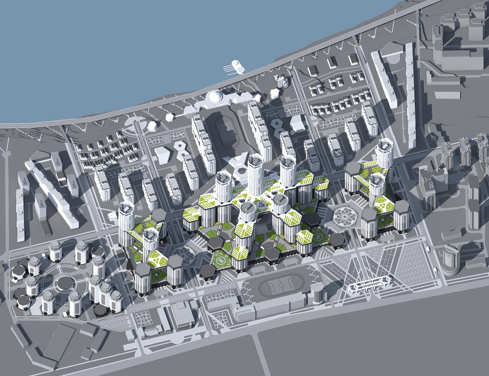 проект жилого района на территории завода ЗИМ в Самаре