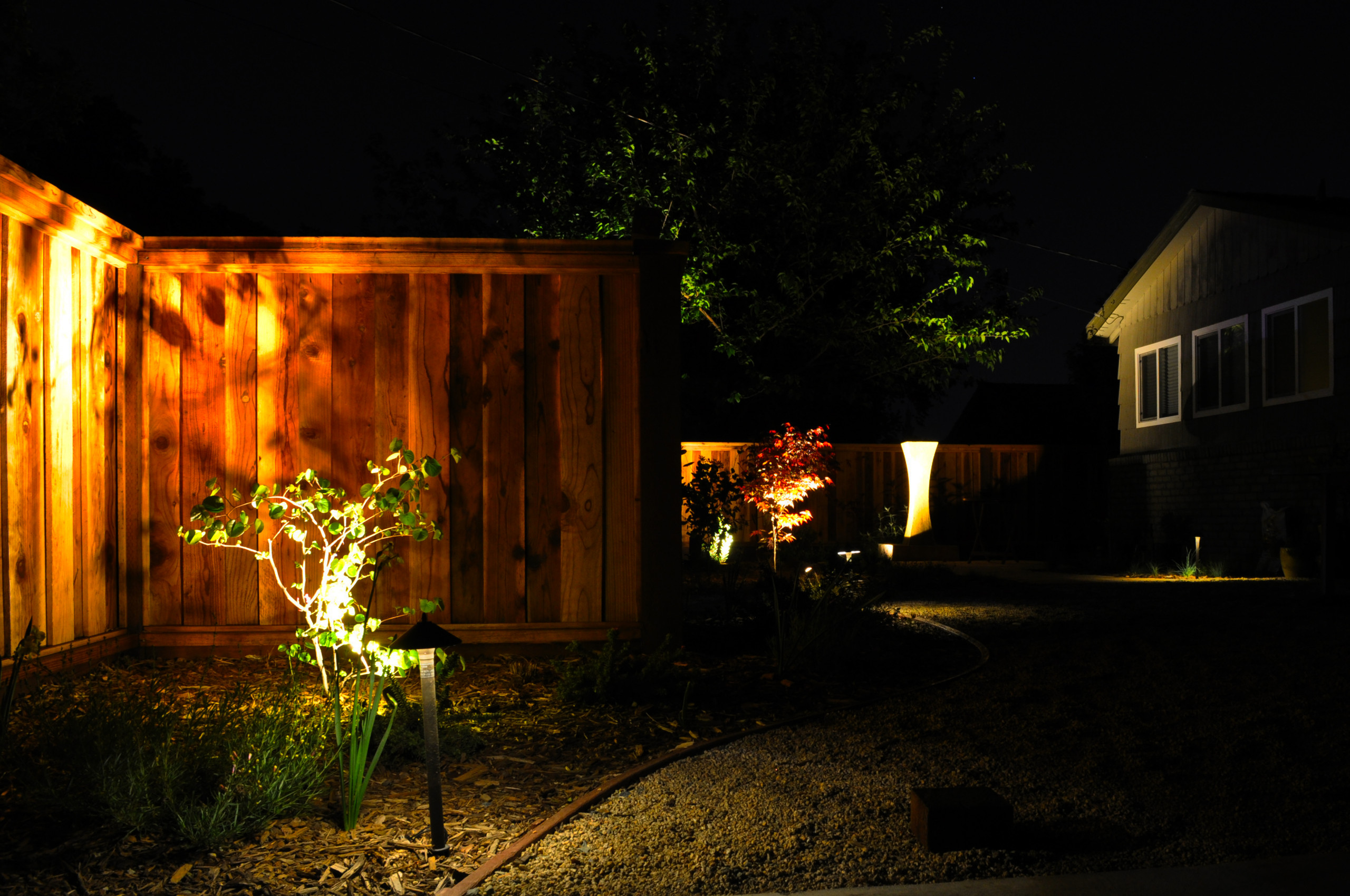 Front Garden Private Paradise- at Night