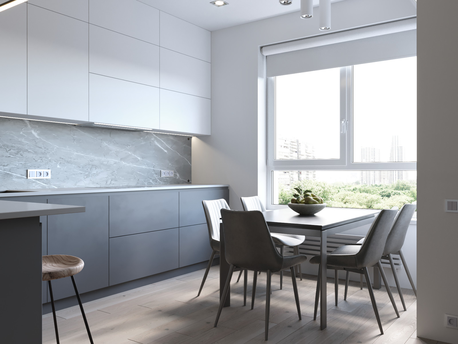 Проект квартиры в Москве 100 м.кв