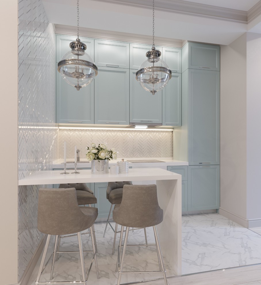 Светлая квартира легкая классика