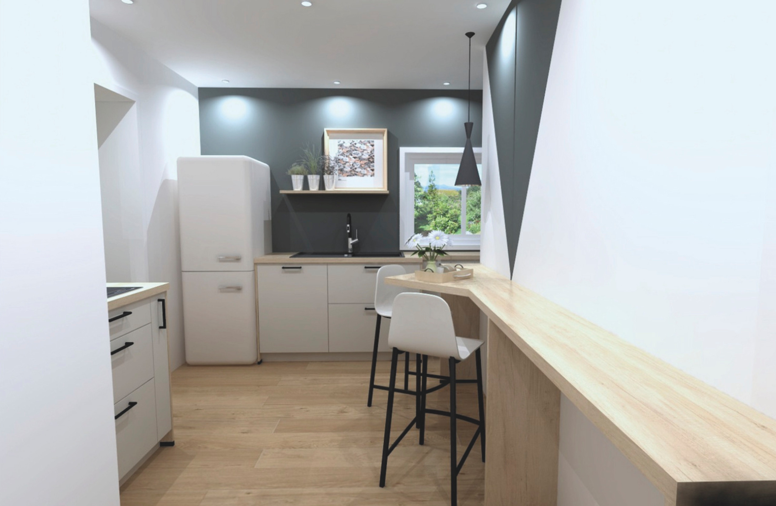 Projet de rénovation d'un appartement sous-toiture - Sallanches (74)