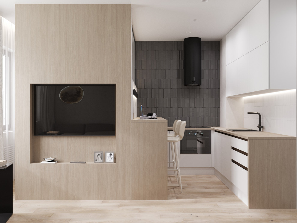 Проект квартиры-студия 28кв.м в СПб