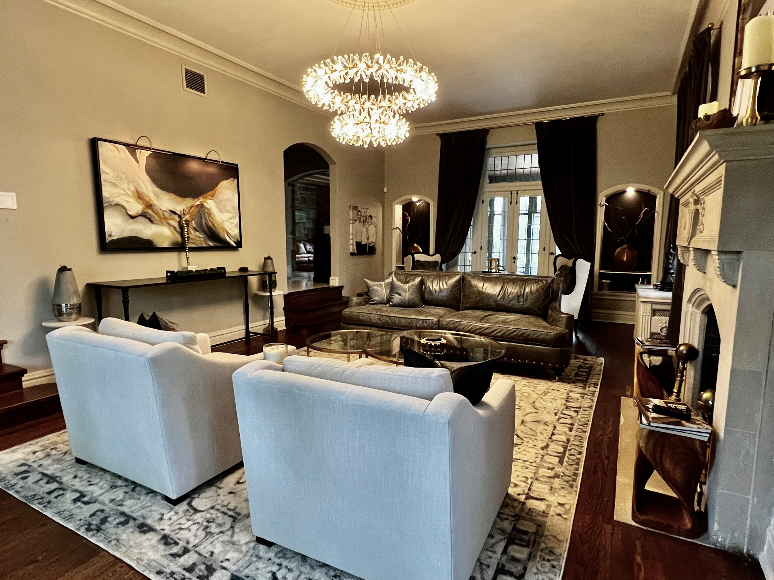 Living room - living room idea in St Louis