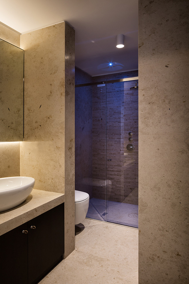 Design ideas for a large contemporary bathroom in Milan.