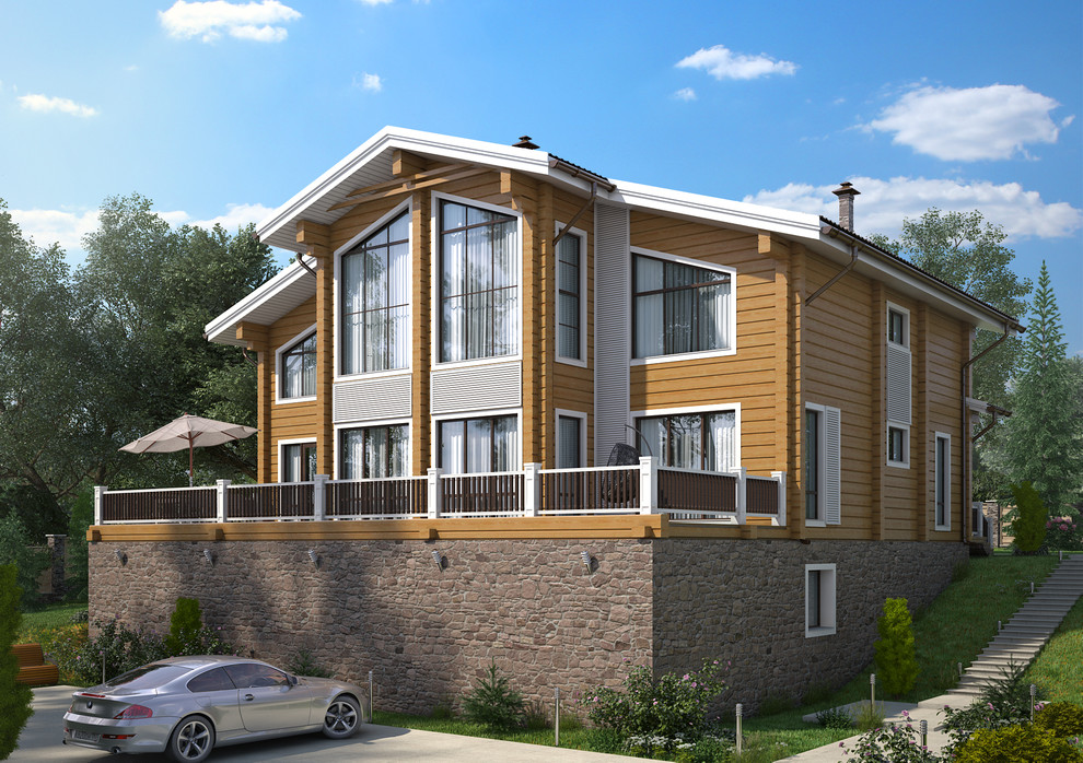 Строительство домов из клееного бруса