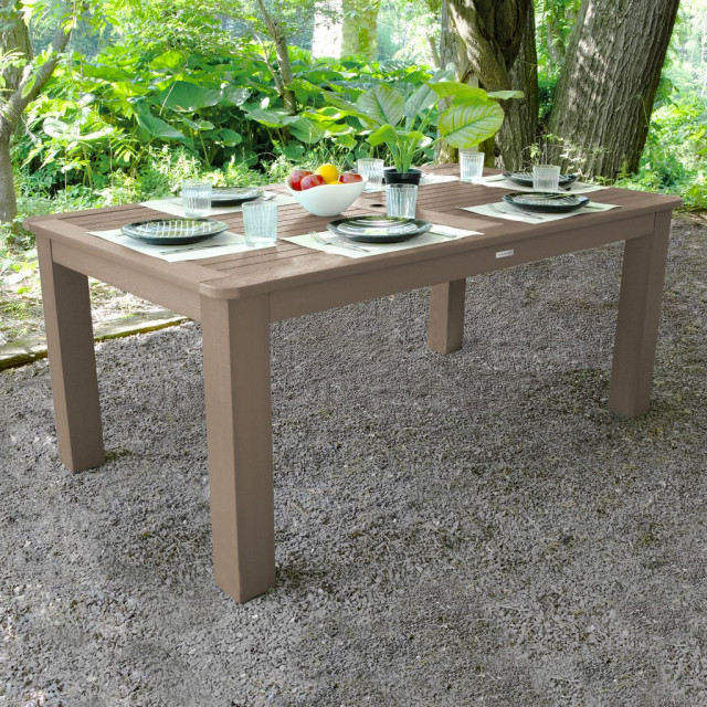 Outside Table Base Rectangle Rectangle Dining Table - Transitional - Outdoor Dining Tables - by ...