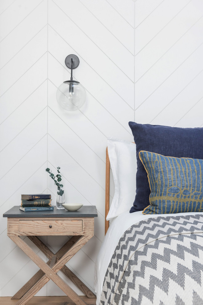Design ideas for a scandi bedroom in Cornwall.