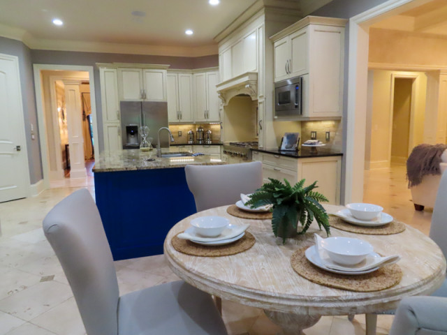 Spacious Breakfast Area transitional-kitchen