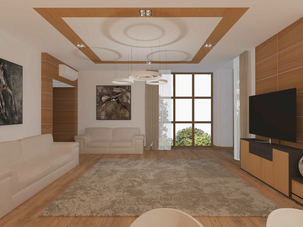 Дом на рельефе в стиле Райта