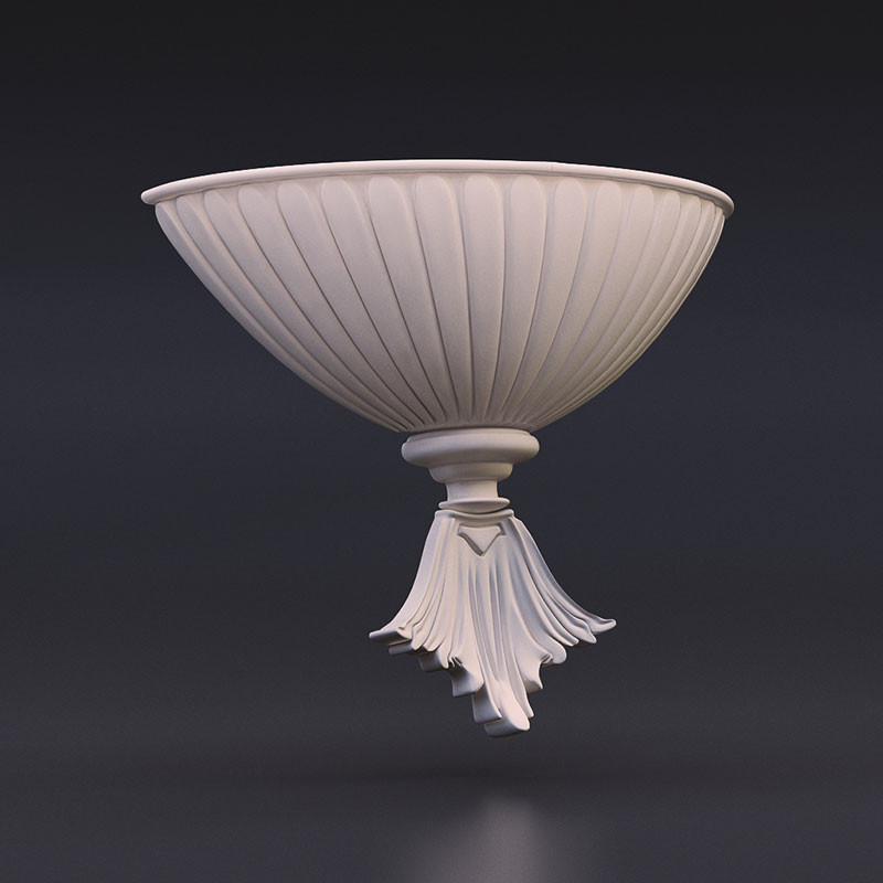 Бра из гипса