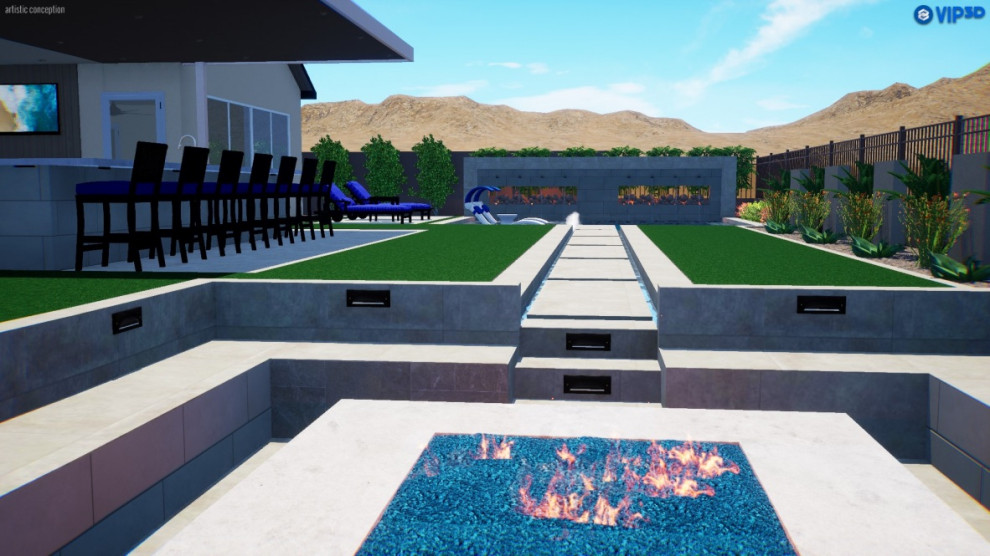 Peoria Modern pool design