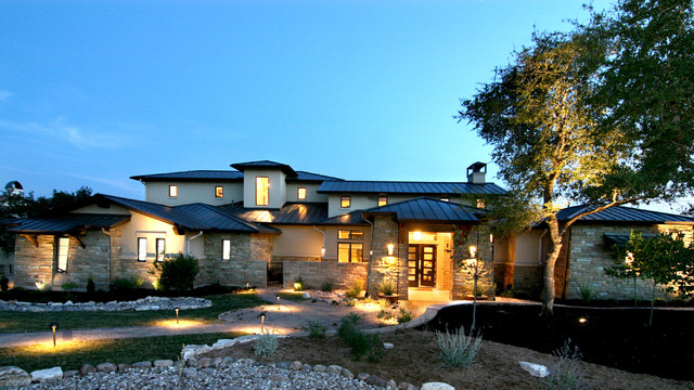 Hill Country Modern by Zbranek & Holt Custom Homes Austin  