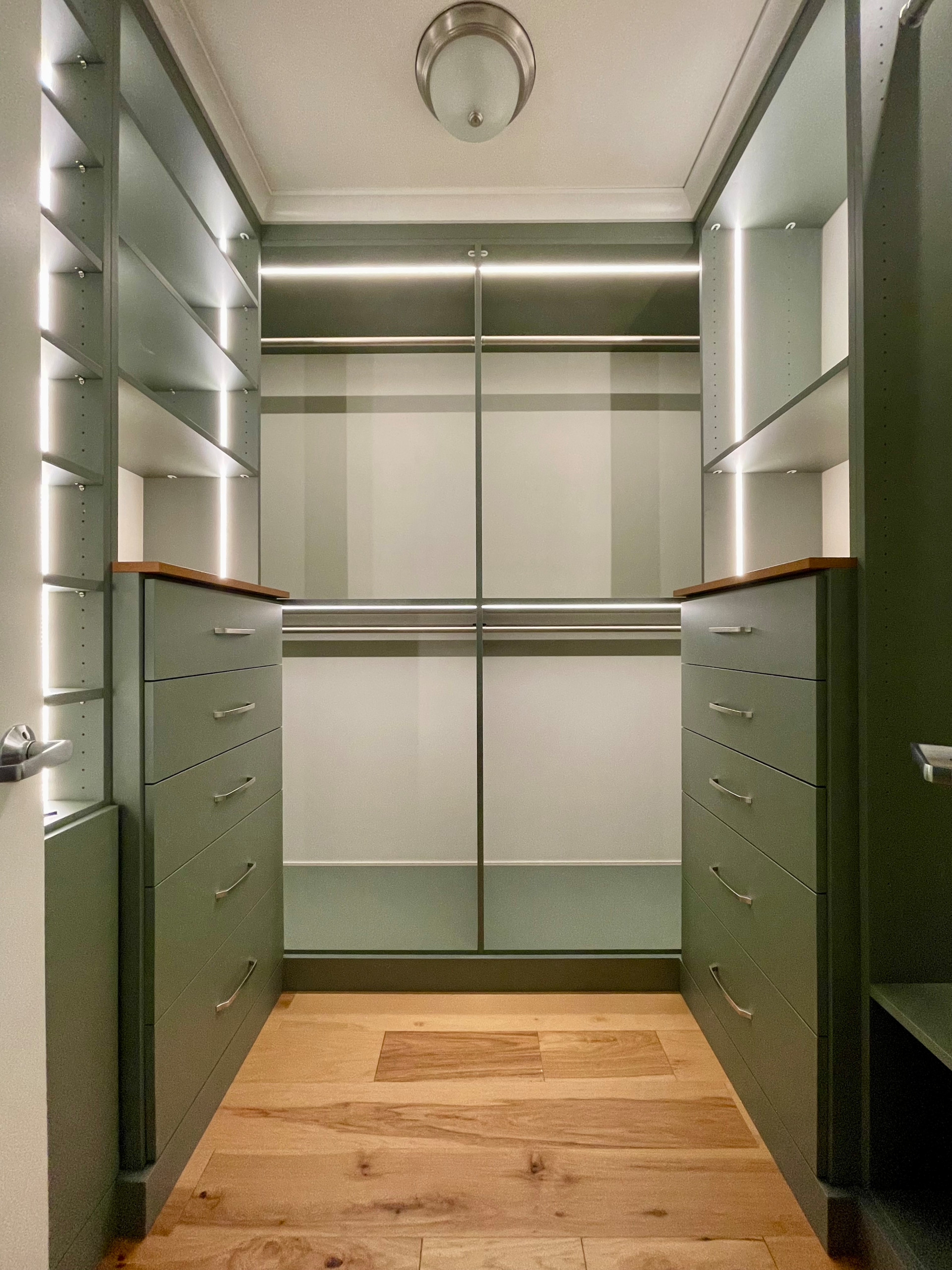 Celadon Walk-in, Armoire and Reach-in closets