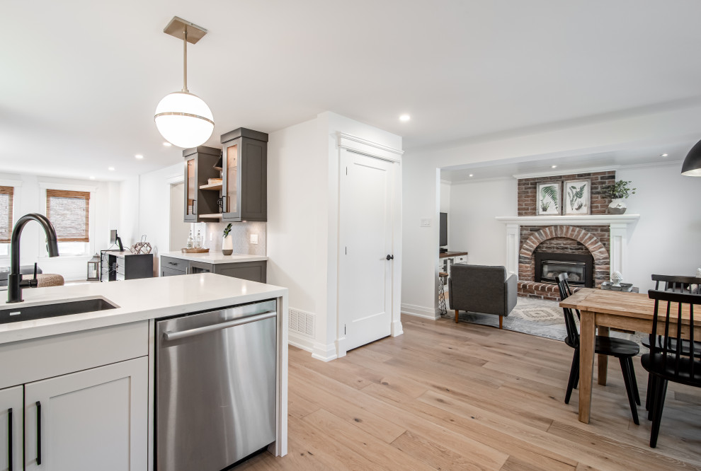Danish home design photo in Toronto