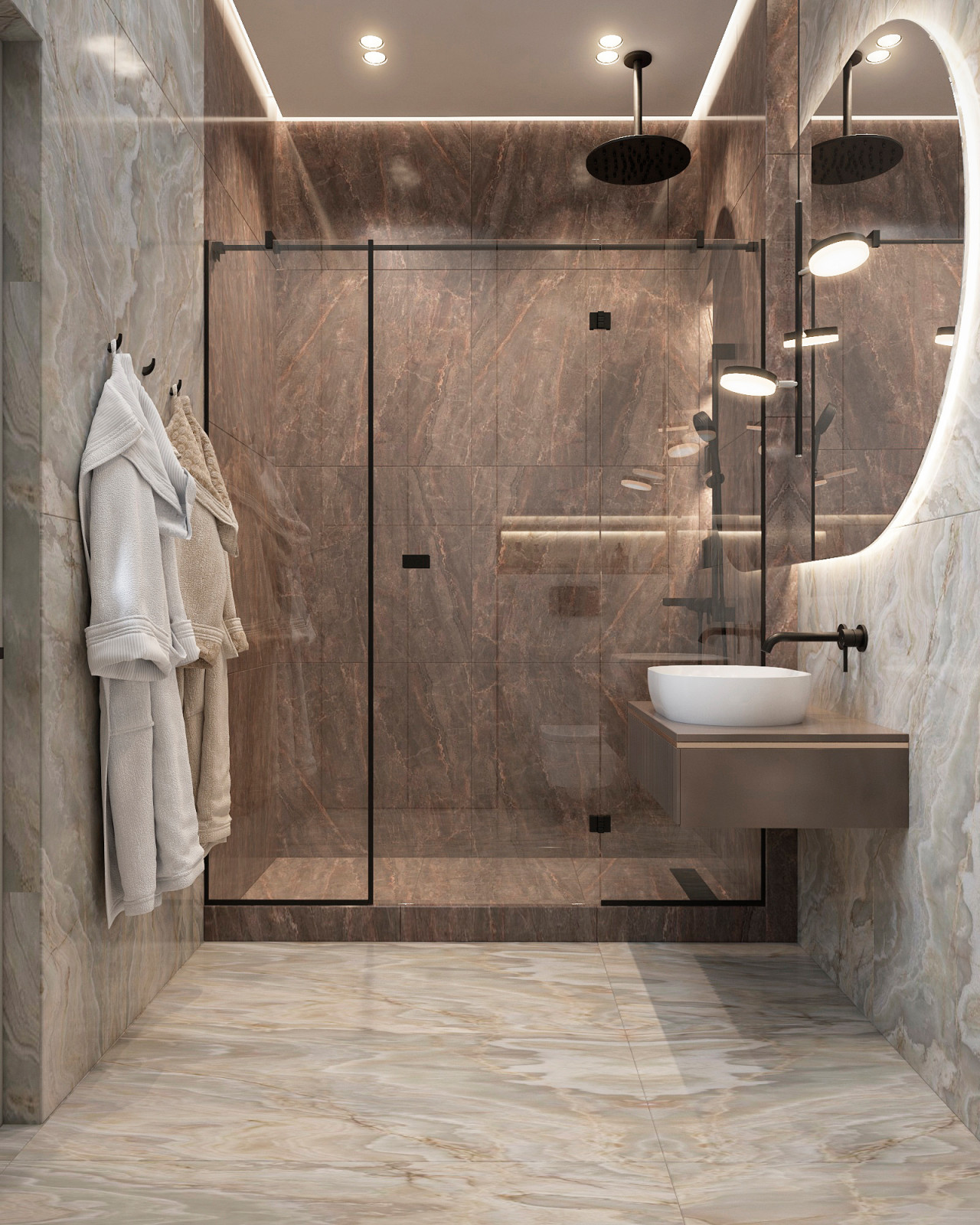 Квартира с вторым светом в современном стиле