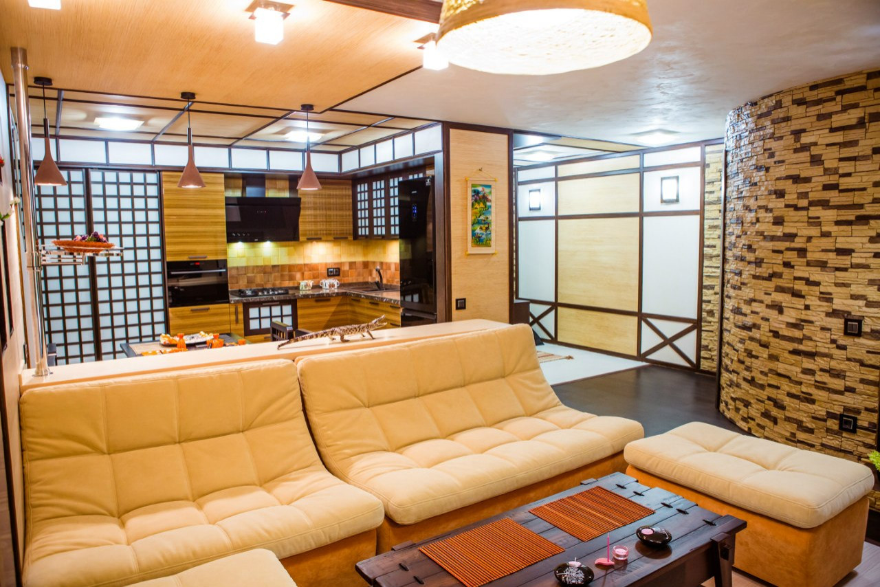 Проект, выполненный по заказу luxe12. Стиль Японский.