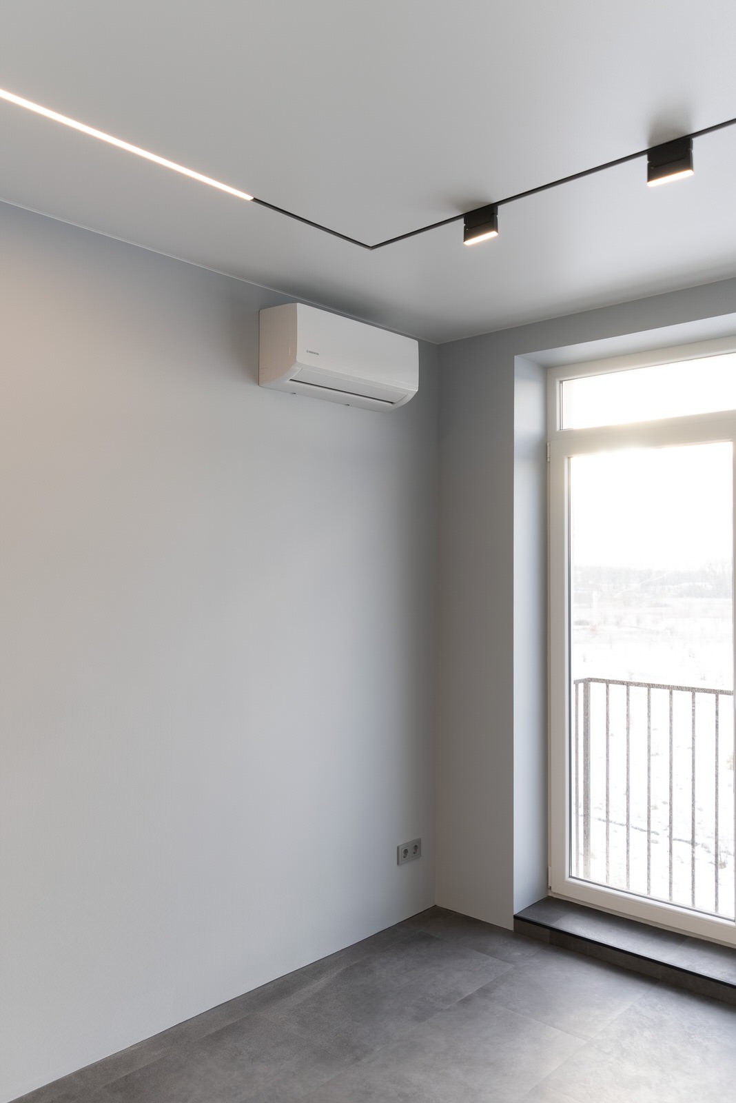 Минималистичный ремонт с лофтовыми деталями