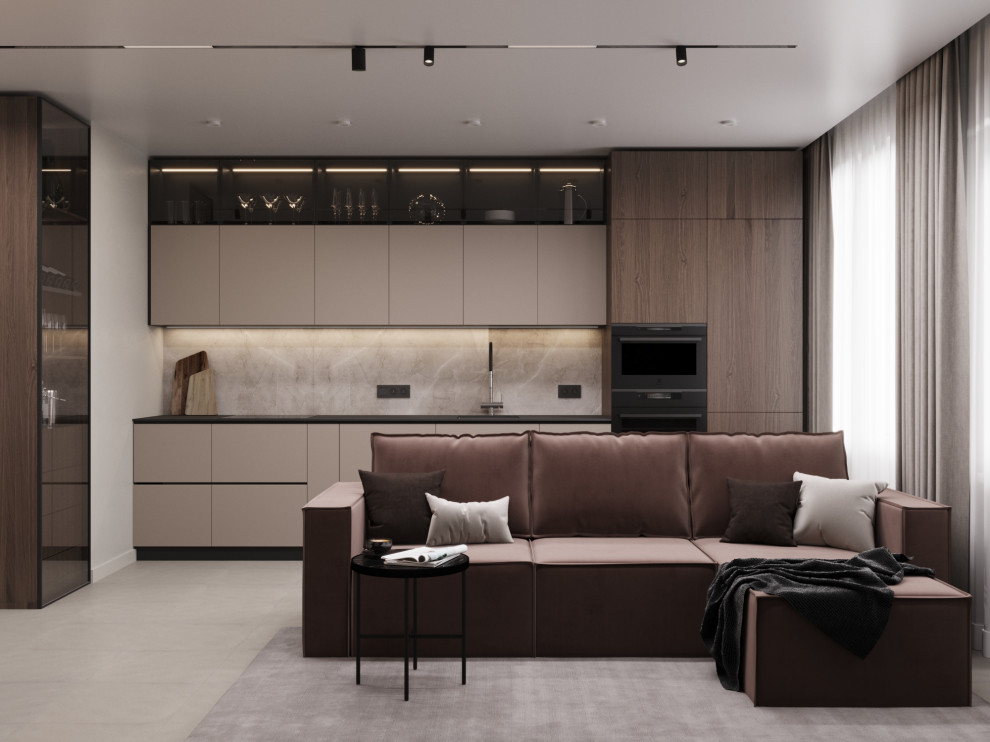 Проект квартиры 76 кв.м., ЖК Калининский 3