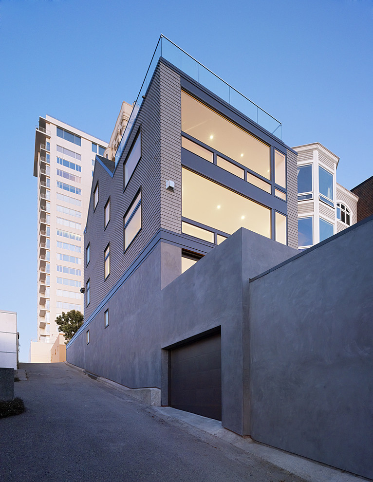 Design ideas for a modern exterior in San Francisco.