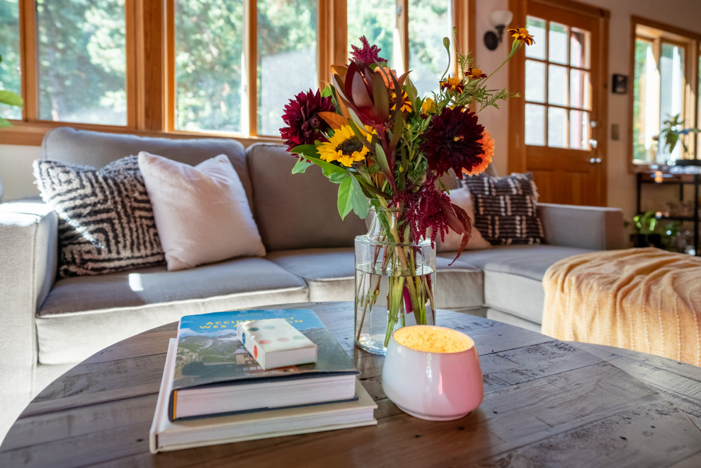 Cozy Living Room in the Redwoods