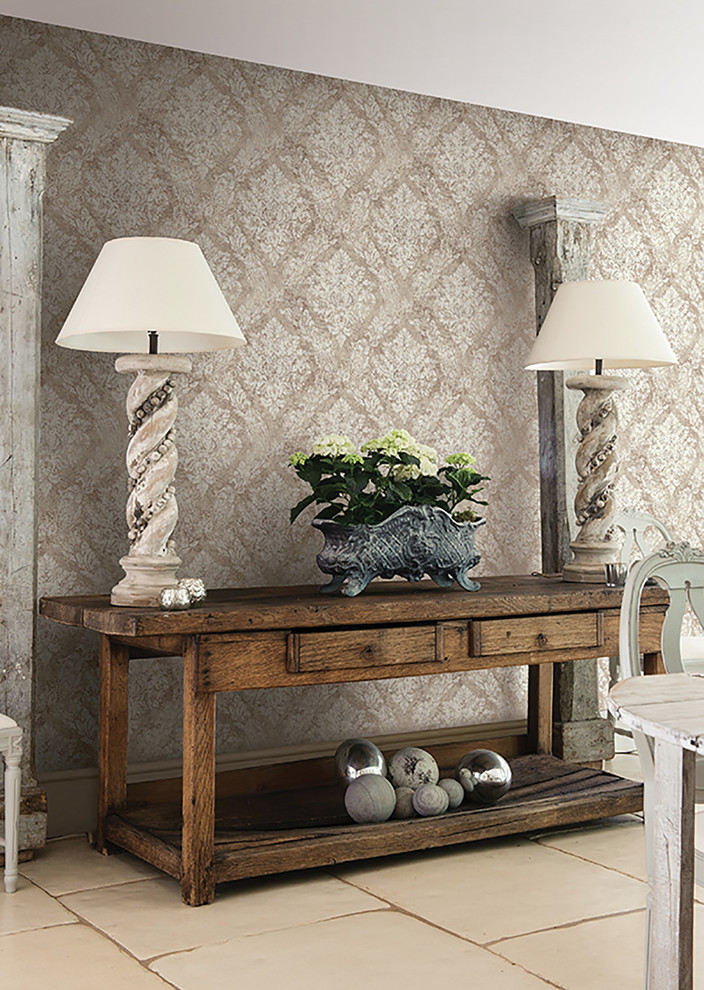 Transitional dining room photo in Boston