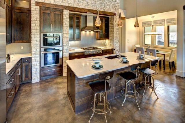 2012 Austin HBA Parade of Homes modern-kueche