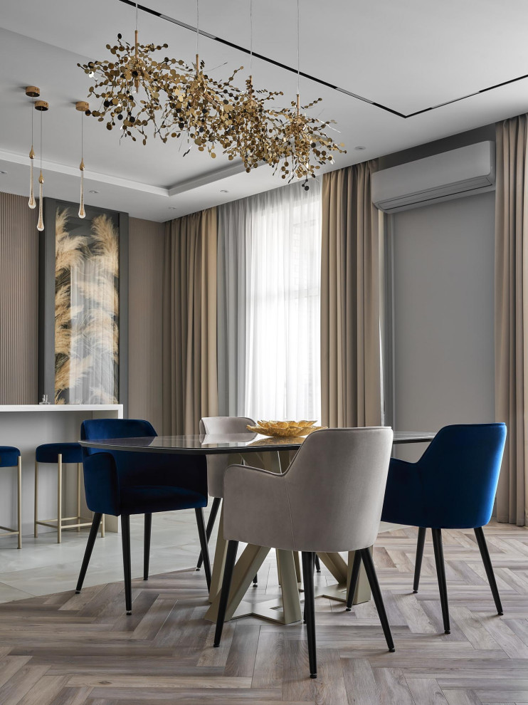 Дизайн проект квартиры 180м2  ЖК "Бульварный  переулок ". Гостиная