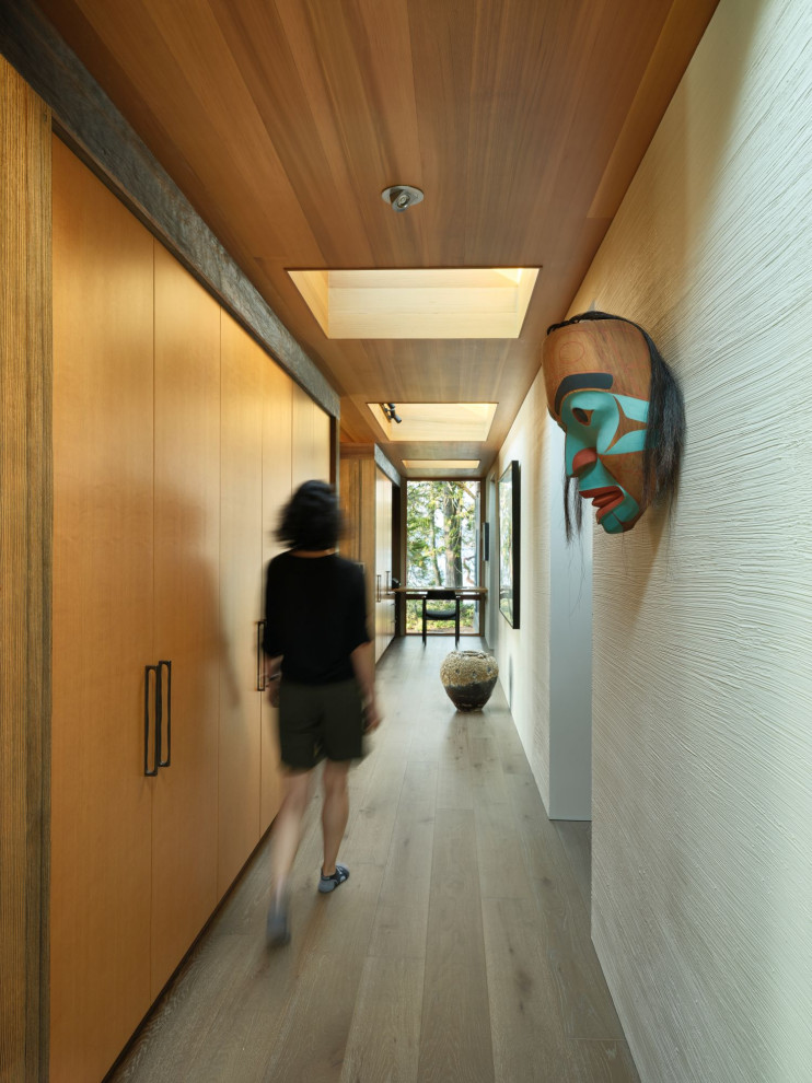 Hallway - modern hallway idea in Seattle