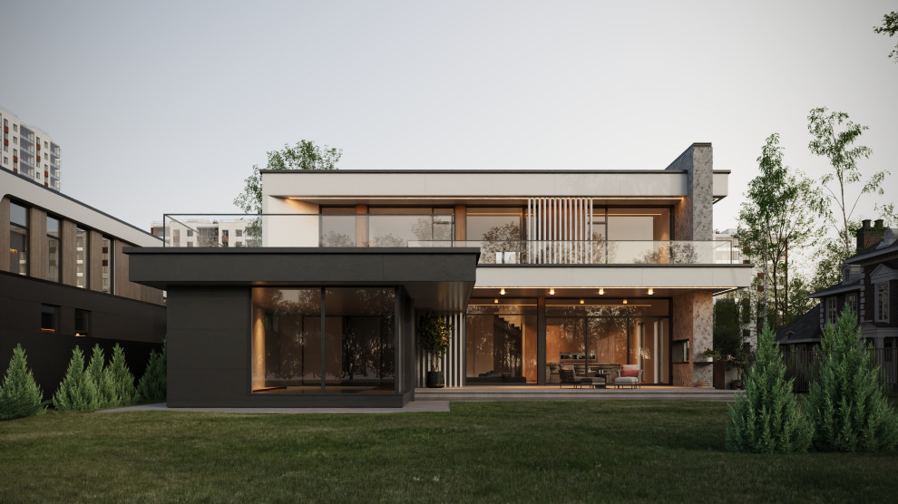 Проект коттеджа на берегу Москва-реки