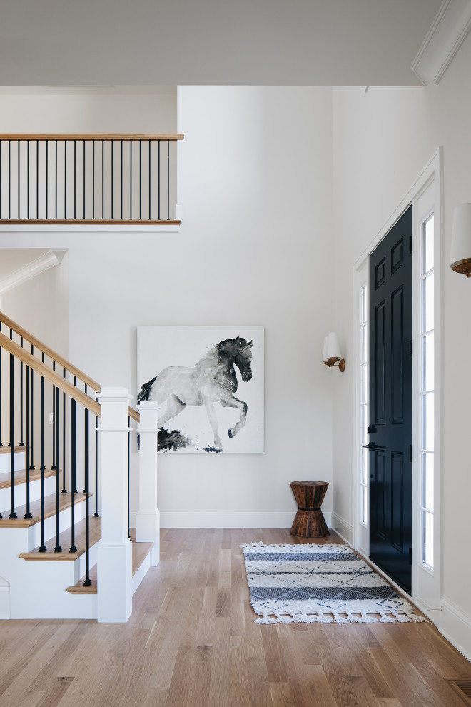 Transitional entryway photo in Chicago