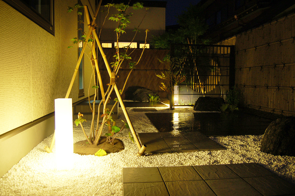 Inspiration for an asian patio in Tokyo Suburbs.