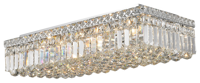 Fast Crystal Lighting Palace Contemporary 24 Rectangle Light Crystal Lighting Palace Contemporary