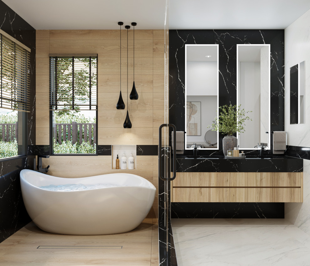 Example of a bathroom design in Charlotte