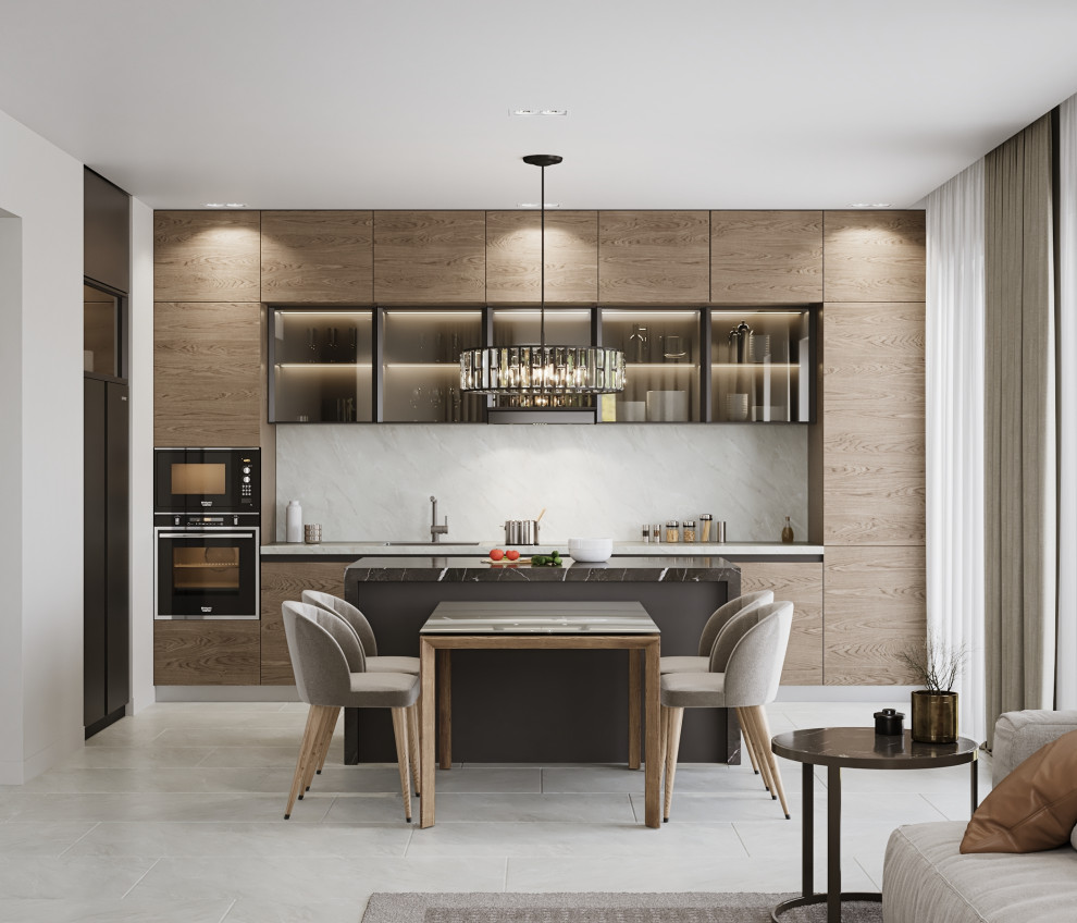 Гостиная-кухня