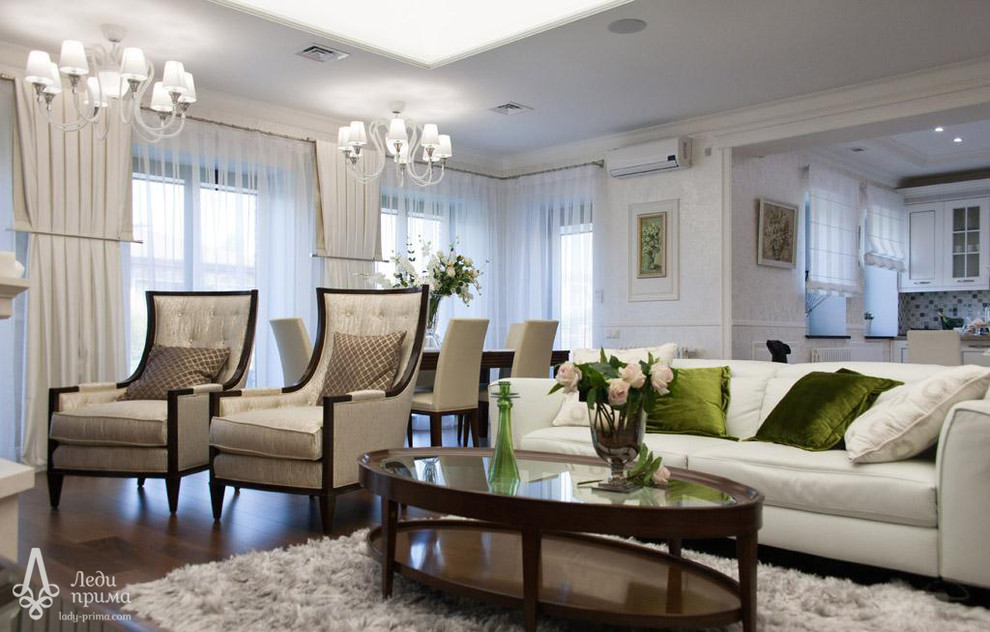 Шторы в загородный дом.