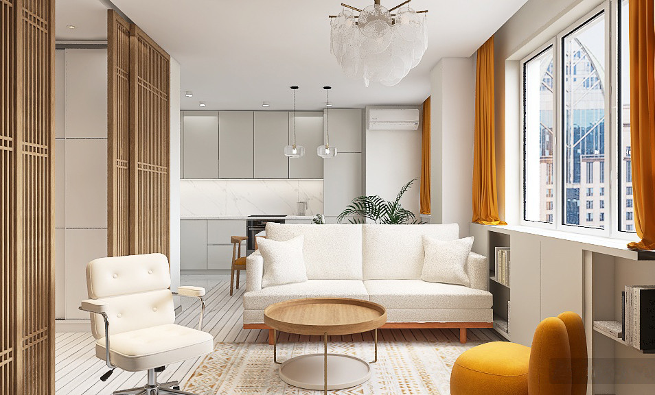 Проект квартиры-студии