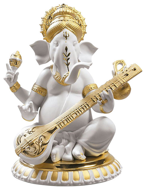 Veena Ganesha Re-Deco Figurine