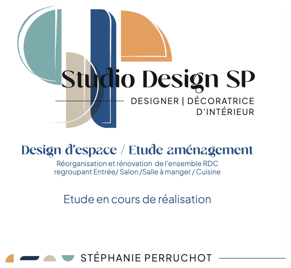 Design d'espace : Etude aménagement et coaching déco - Espace RDC maison