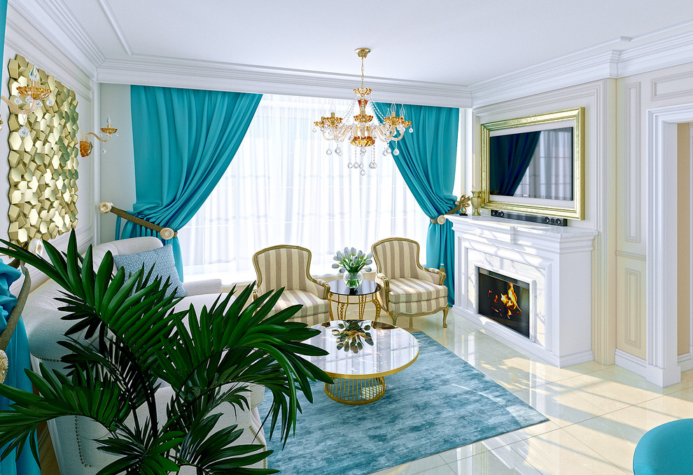 Дизайн интерьера в классическом стиле загородного дома