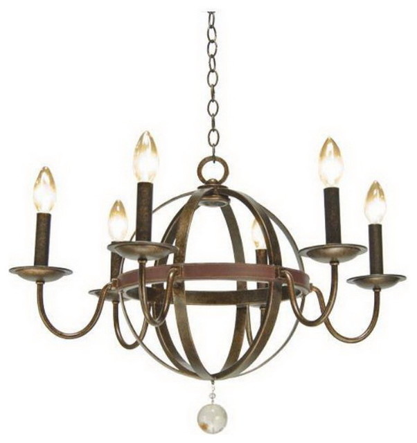 Copper Claret 6 Light Chandelier Traditional Chandeliers By Copper Claret 6 Light Chandelier Traditional Chandeliers By Lighting