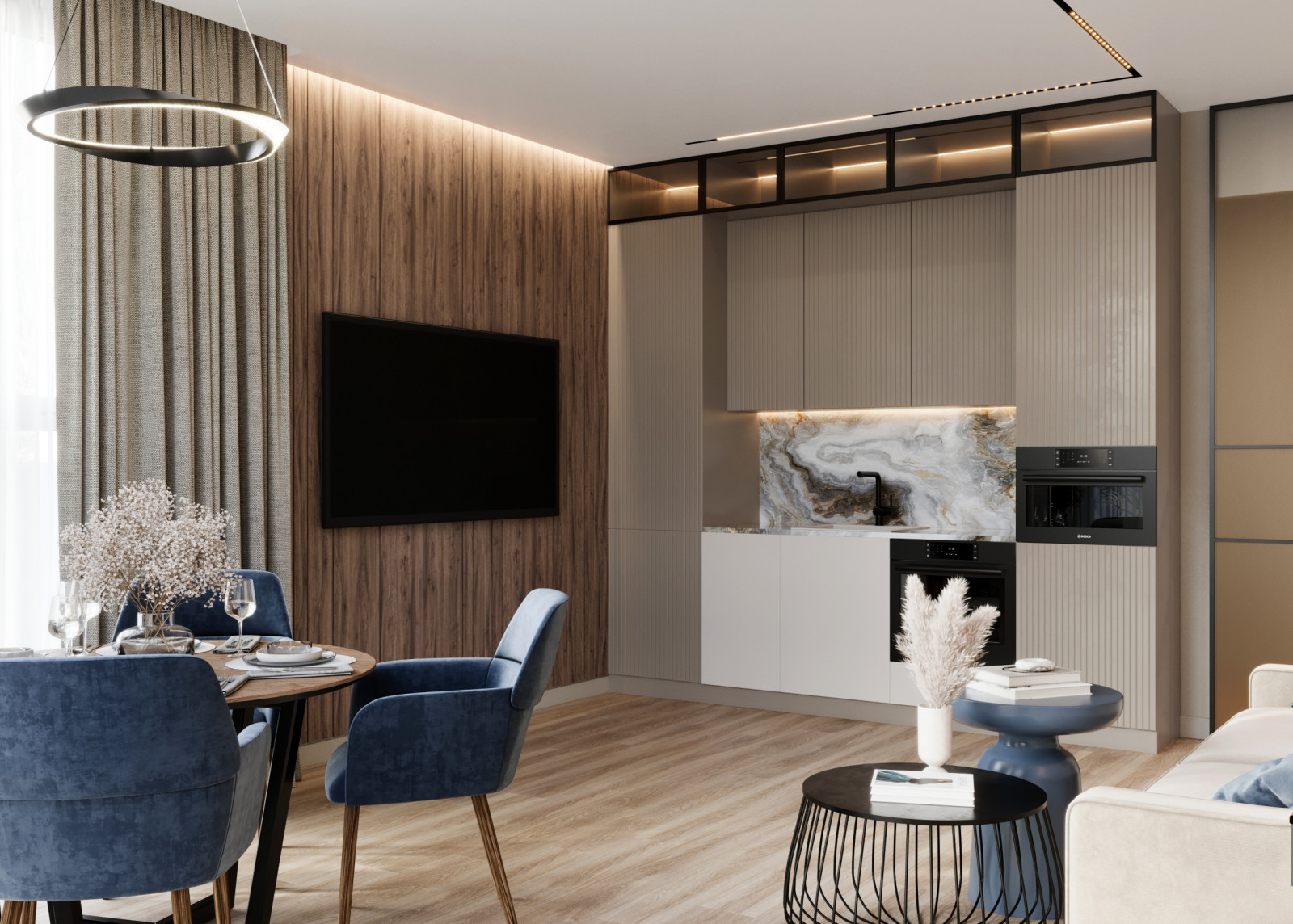 Однокомнатная квартира ЖК Грани