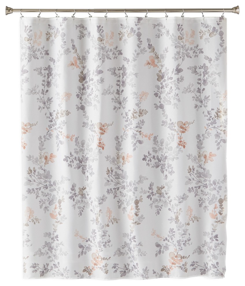 Greenhouse Leaves Shower Curtain Contemporary Shower Curtains by
