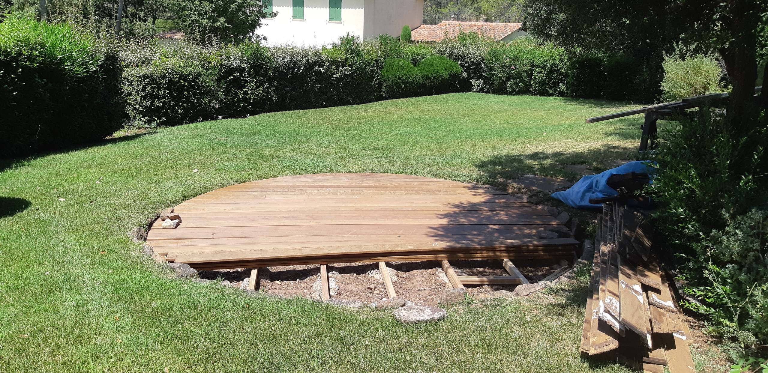 Rénovation d'une terrasse en bois