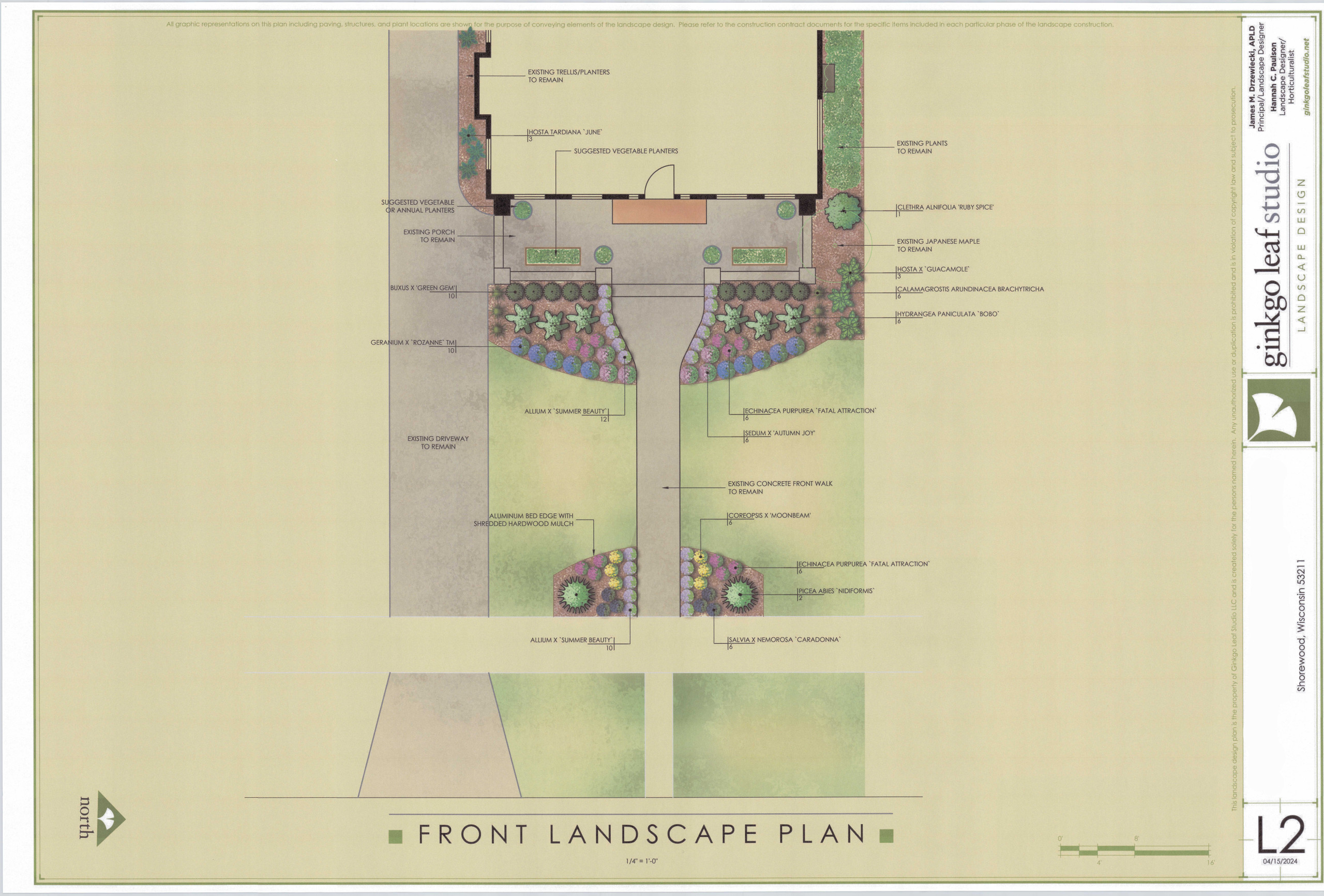 Traditional Landscape Makeover - Shorewood, WI