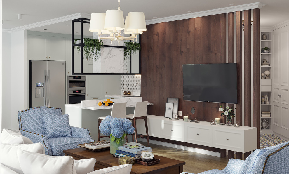 Проект трекхомнатной квартиры в г.Сургуте