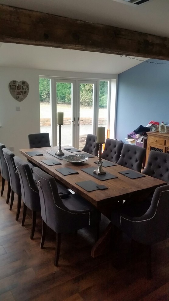 Design ideas for an industrial dining room in Manchester.