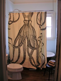 Thomas Paul Octopus Shower Curtain - Eclectic - Bathroom ...