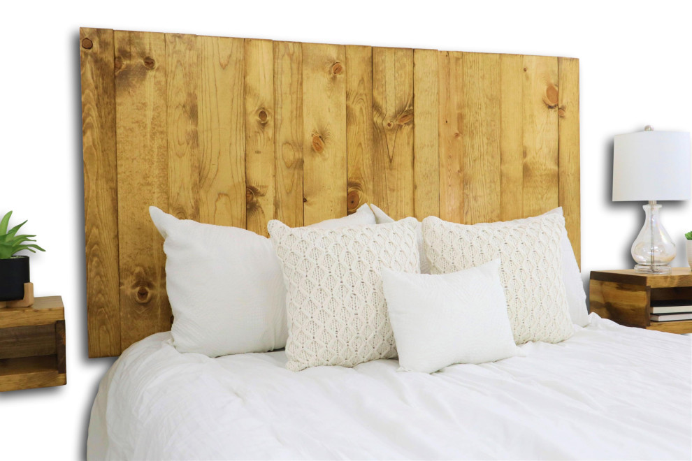 Handcrafted Headboard, Leaner Style, King Rustic Headboards by