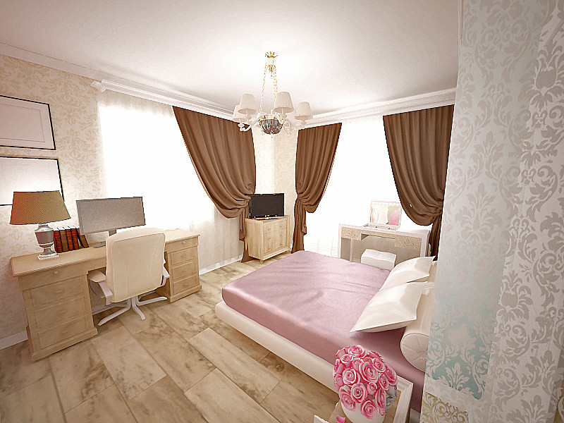 Дизайн-проект квартиры в легкой классике